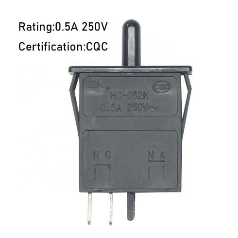 250V 4A Push Button Door Light Control Switch for Refrigerator HC-052K (1PCS)