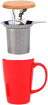 Daycount Stainless Steel Reusable Filter, Tea Baskets Mesh Coffee Espresso Strainer with Holder
