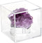 Clear Acrylic Geodes Rocks Display Easel Stands, 3 Pegs Support Holder Box for Small Collectibles (1 Pcs)