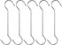 Maydahui 5 PCS Extra Long 16 inch S Shaped Hooks, Stainless Steel Large Size Silver Hanger