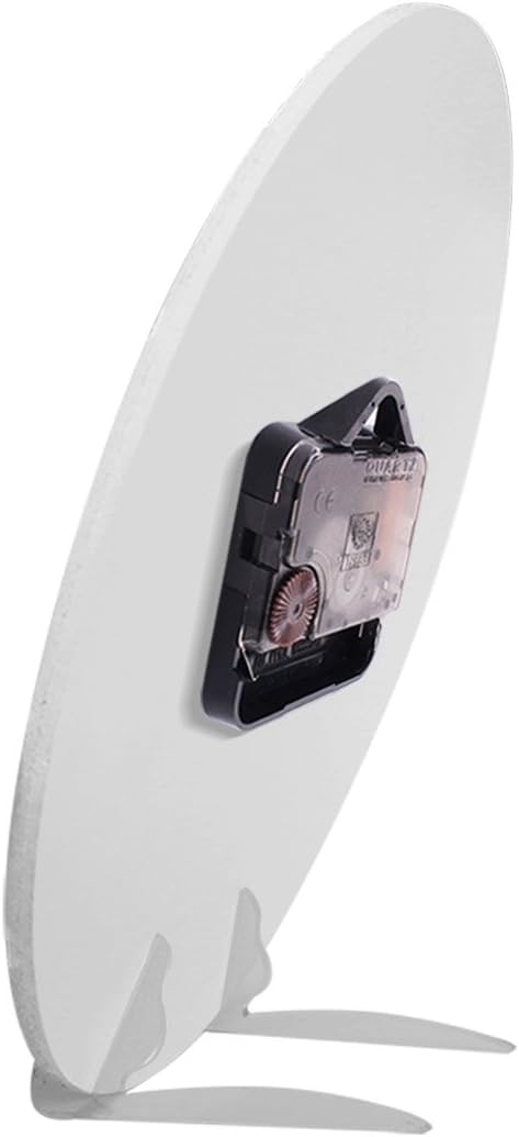 senya Wall Clock Brown Fox, Silent Non Ticking Operated Round Easy to Read Home Office Clock