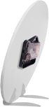 senya Wall Clock Brown Fox, Silent Non Ticking Operated Round Easy to Read Home Office Clock