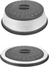 Collapsible Microwave Cover for Food, 10.5 Inch Gray Microwave Splatter Cover, Dishwasher Safe, BPA Free