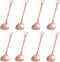 jinyatu 8 Pieces Stainless Steel Dessert Spoon Creative Cute Heart Shaped Espresso Spoons for Cake Tea Sugar Ice Cream