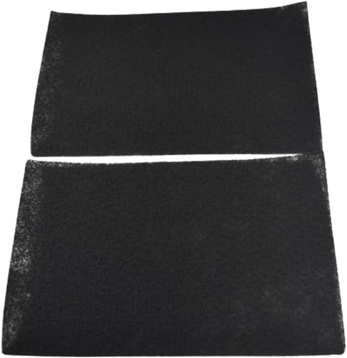 HQRP 2-Pack Activated Charcoal Filters Compatible with Kitchen Aid and Whirlpool Over the Range Microwave Hood Models W11213882 Replacement Air Filters for Microwave Oven