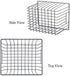 Slideep Wire Metal Basket Bin Storage Baskets for Kitchen Pantry Bathroom, Black 3 Packs