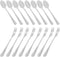 Set of 16 Mini Coffee Spoons (4 inch) and Stainless Steel Forks (4.8 inch), DaKuan Dessert Forks & Spoons for Tea,