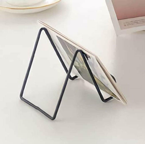 Tray Stand Metal Square Wire Stand, Cutting Board Holder, Cookbook Holder, Charcuterie Board Stand, Platter Holder