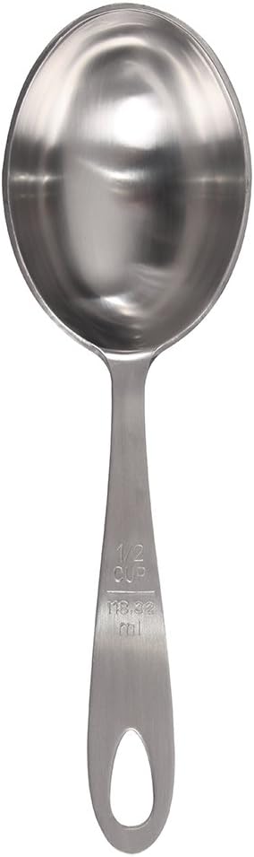 Lindy's 4-Piece Stainless Steel Measuring Scoop Set, Silver, 9 Inches Long