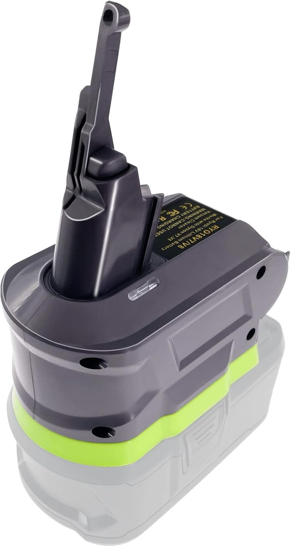 Adapter for Dyson V7/V8 Vacuum Cleaner, RYOBI 18V Battery Convert for Dyson V7 & V8, High Capacity PBP2005, P194