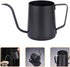 Whistling Teapot Coffee Pot, Stovetop Drip Pot with Long Spout, Stainless Steel Kettle with Tea Strainer
