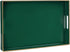 MAONAME Dark Green Decorative Tray, Serving Tray with Handles, Plastic Trays for