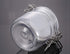 2Pcs 10 Oz/300ml Clear Round Plastic Storage Sealed Jar Bottles with Leak Proof Rubber Hinged Lid for Multi-purpose