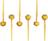 6 Pcs Flower Spoon Coffee Dessert Spoon Set, Stainless Steel Tableware, Creative Teaspoon Mixing Spoon