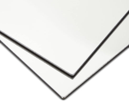 Juvale Rectangular Magnetic Locker Mirror, 4 x 6 in Silver Acrylic, Shatterproof & Rounded Corners, Strong Magnetic
