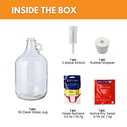Shepherd Made Mead Making Kit (Mead-Kit), Multicolored