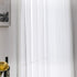 MIULEE 2 Panels Elegant Solid Color Sheer Window Curtains, 54X72 Inches, Ivory Voile Drapes for Living Room