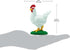 2.25" 3+ Safari Ltd. White Leghorn Chicken Figurine - Lifelike Model Figure - Educational Toy for Boys, Girls, and Kids
