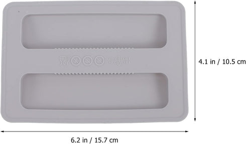 2 Slice Toaster Lid, Silicone Dust Cover for Kitchen, Coffee Shop, Restaurant Toaster Appliance, Top Cover