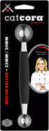 CatCora Melon Baller - Professional 18/8 Stainless Steel Dual Blades for Melon Balls and Garnishes
