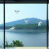 Large Hummingbird Static Window Clings, Anti Collision Decals for Bird Strikes, Set of 20 Glass Awareness Stickers