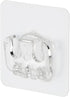 Toothbrush Holder 4 Packs - Clean Polycarbonate for Bathroom Shower, Wall Mounted, Easy Installation