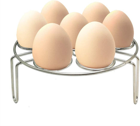 Egg Steamer Rack, Alamic Stainless Steel Egg Rack for Instant Pot 3 Quart Accessories, 1 Pack