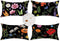 ONWAY Outdoor Waterproof Spring Summer Pillow Covers 12x20 Inch Set of 4, Floral Farmhouse Throw Pillows Decorative