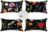 ONWAY Outdoor Waterproof Spring Summer Pillow Covers 12x20 Inch Set of 4, Floral Farmhouse Throw Pillows Decorative