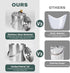 DRAMNYO 3L DREAMYO Double Wall Insulated Stainless Steel Ice Bucket with Scoop for Cocktail Bar,Metal Ice Bucket
