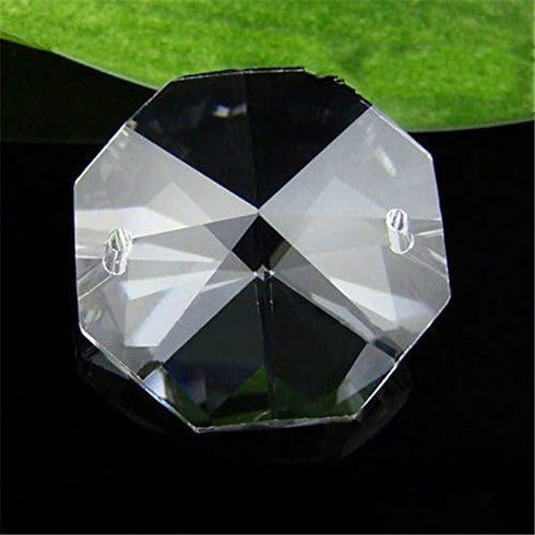 15 Aiskaer Pcs Clear Teardrop Crystal Chandelier, Crystal Pendant for Light Lamp & Window, Hanging Crystal Prism