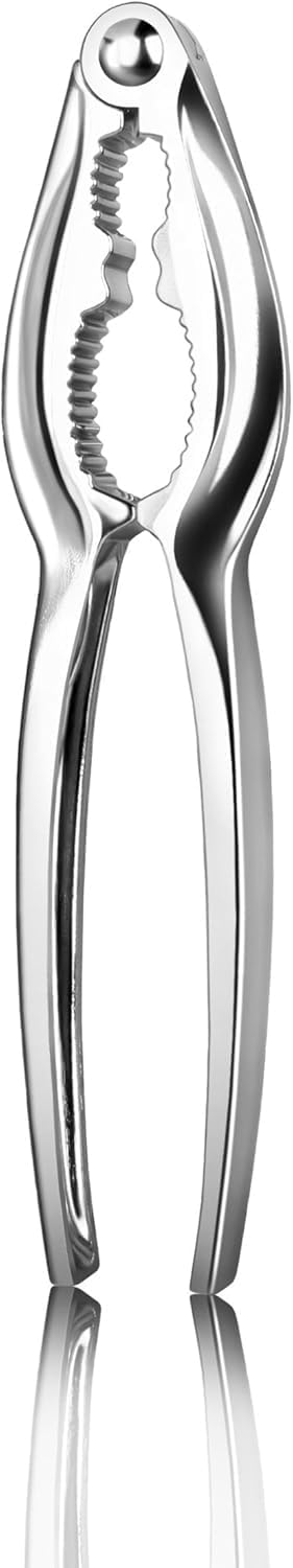 New Star Foodservice 24142 Heavy Duty Lobster Cracker, Chrome Plated Zinc Alloy, 6-1/4", Set of 6