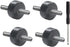 Replacement Caster Front Wheels for Shark Navigator Lift Away NV22, NV42, NV341, NV350, NV351, NV352, NV355, NV356e