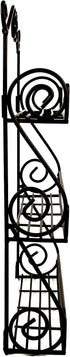 FitWell Scroll Wall Mount Spice Rack, 3-Tier Traditional Spice Rack for Kitchen and Bathroom Organizer