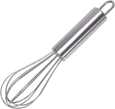 Stainless Steel Small Whisk, Handy 6-Inch Tool for Cheese, Coffee, and Eggs