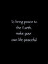 Inspirational Wall Decor Large Peace Banner, Motivational Quote Wall Hanging Scroll, Uplifting Message Art Decoration