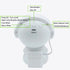 SHIXING Astronaut Galaxy Projector LED Night Lights for Kids,Nebula Ceiling Lamp Star Light Nightlight Kids for Room