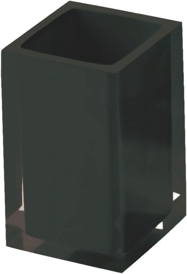 Gedy Rainbow Square Toothbrush Holder, Black, RA98-14