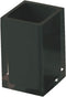 Gedy Rainbow Square Toothbrush Holder, Black, RA98-14