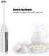 Fdit F-012 Electric Handheld Kitchen Egg Beater, Portable Mini Milk Frother, Drink Mixer