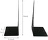 One Pair Creative Paris Eiffel Tower Book Organizer, Metal Bookends for Kids School Library Decoration (Black)