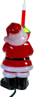 Kurt Adler Jolly Santa Bubble Light Tabletop Decoration, 7 1/4-Inch