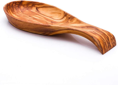 Handmade Olive Wood Kitchen Spoon Rest from Bethlehem, Holy Land