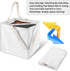 Clothes Hanger Organizer Holder for Space Saving, Fresheracc Hanger Triangle Storage Bag with Handles for Closet Tidier Laundry Rooms Wardrobe Drying Rack(Square) by FresherAcc