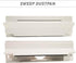 OVO White Universal Central Vacuum - Automatic Sweep Dustpan Finish