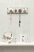Dahey Macrame Crystal Car Charms - Handmade Crystal Rear View Mirror Ornament, Set of 2