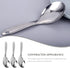 Kichvoe Rice Scooper 3pcs Rice Paddle Spoon Stainless Steel Rice Scoop Metal Serving Spoon Cooking Utensil Rice Servers Soup Ladle Oil Skimmer Spoon for Rice Maker Kitchen Tool Silver