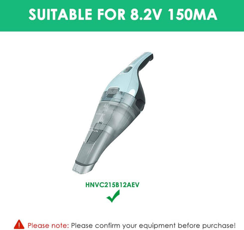 for Black and Decker Charger Base, Mrgru Replacement Charger for HNVC215B12AEV HNVC215B10 Compatible with Black and Decker Dustbuster Handheld Cordless Vacuum Cleaner P/N N598005 / N614790