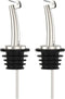 Axe Sickle 2 Pcs Oil Spout - Stainless Steel Liquor Bottle Pourer Spouts for 3/4" Bottle Mouth with Flip Top
