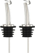 Axe Sickle 2 Pcs Oil Spout - Stainless Steel Liquor Bottle Pourer Spouts for 3/4" Bottle Mouth with Flip Top